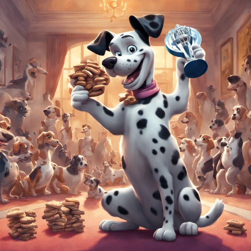 Winner winner, dog biscuit dinner!