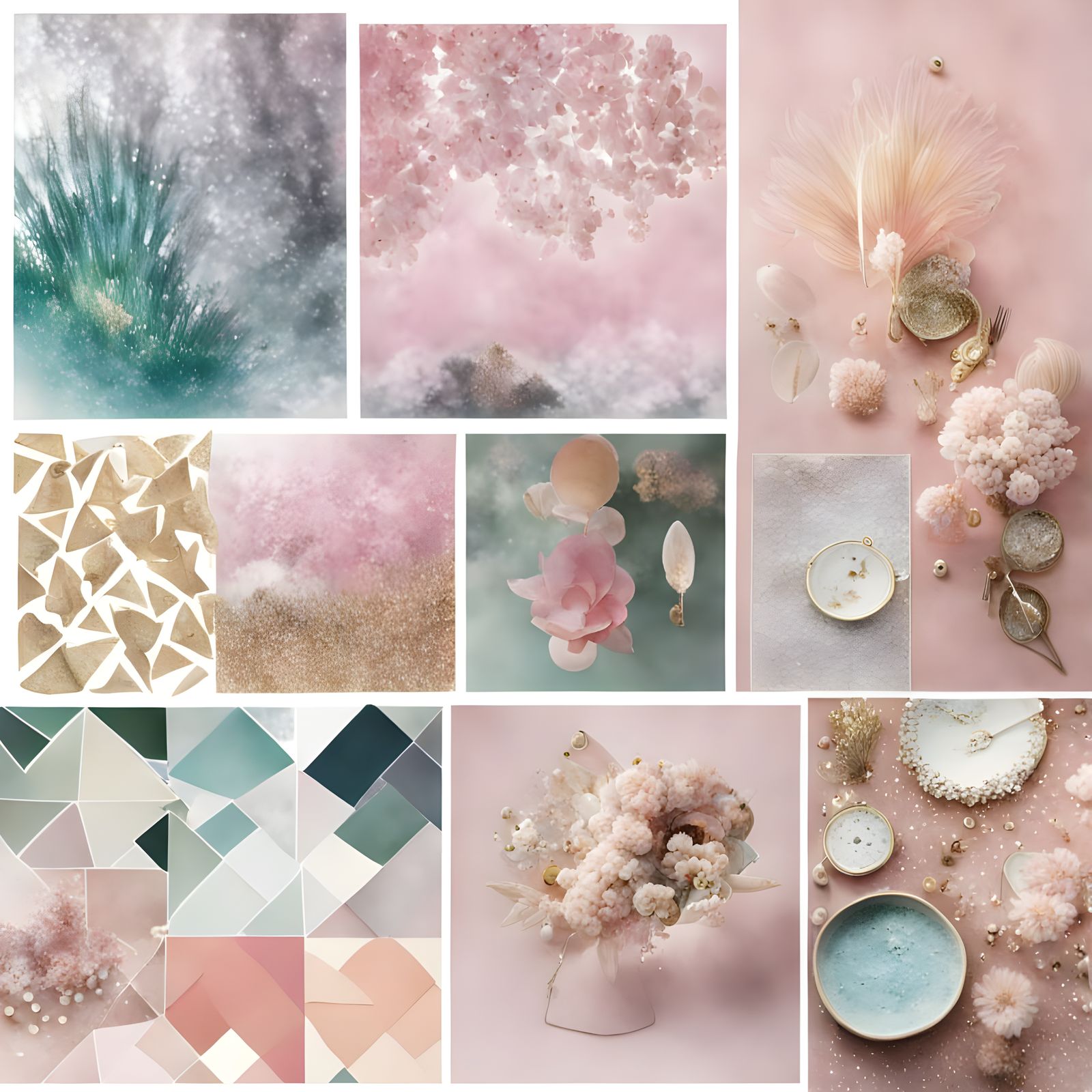 Whimsical Magical Garden in Bloom