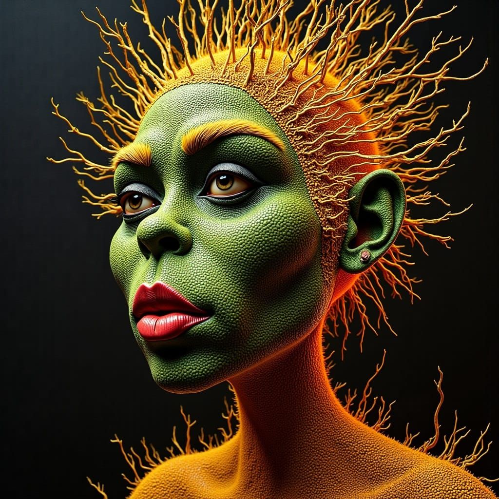 Golden Filament Grinch: Maximalist Nervous System