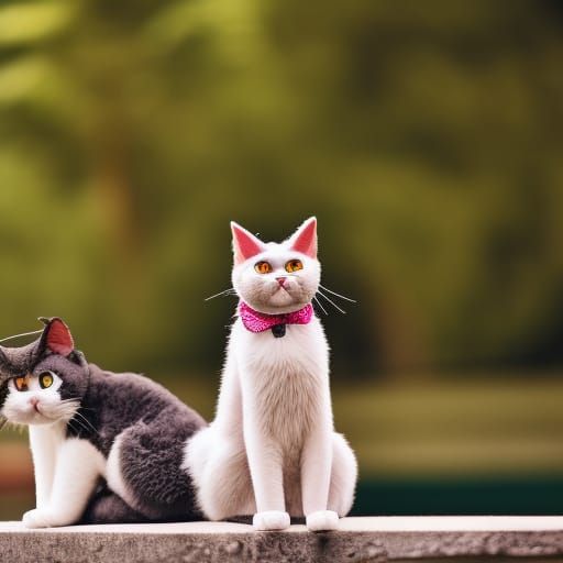 Aristocats in Natural Lighting, Sharp Focus