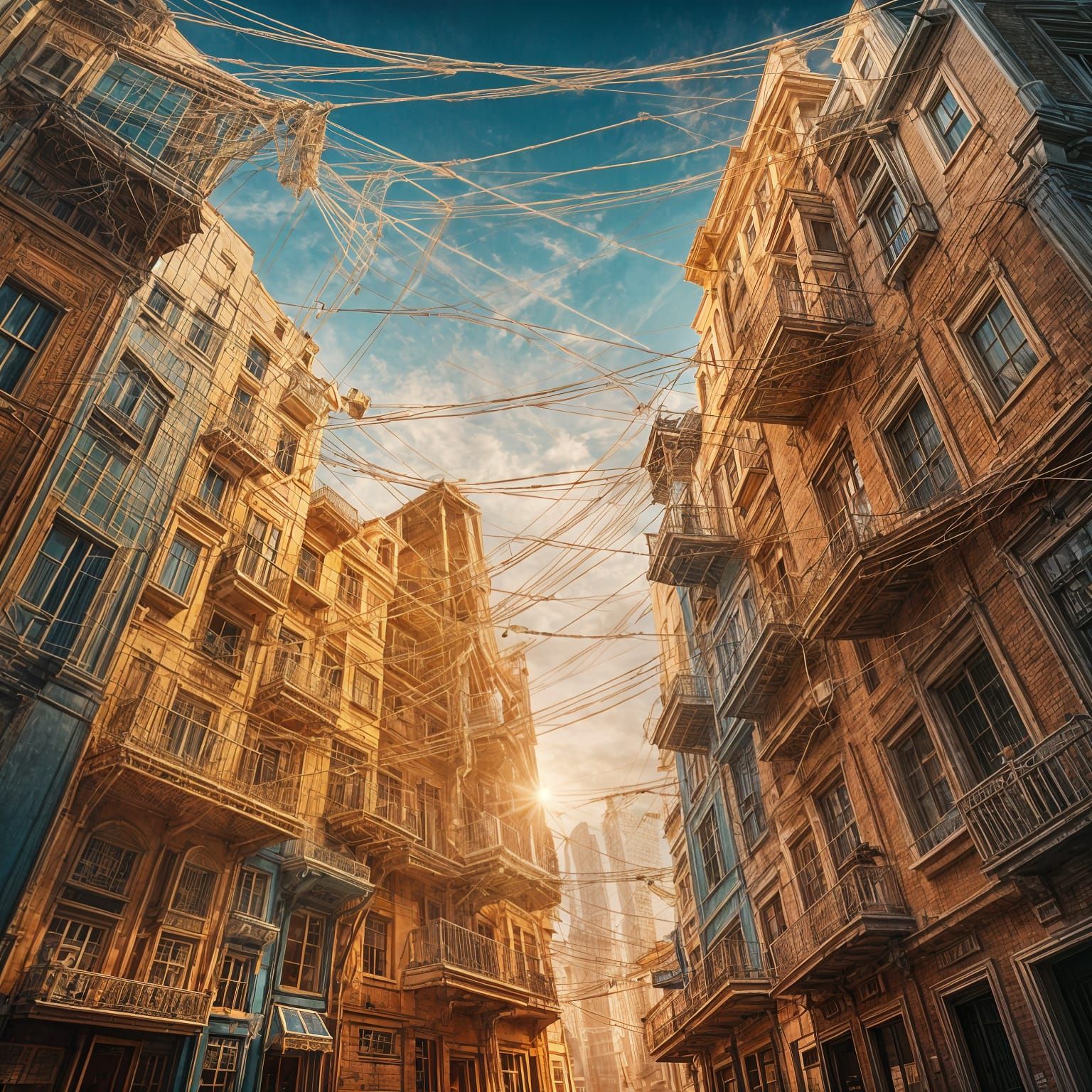 String City: An AI-Generated Dreamscape