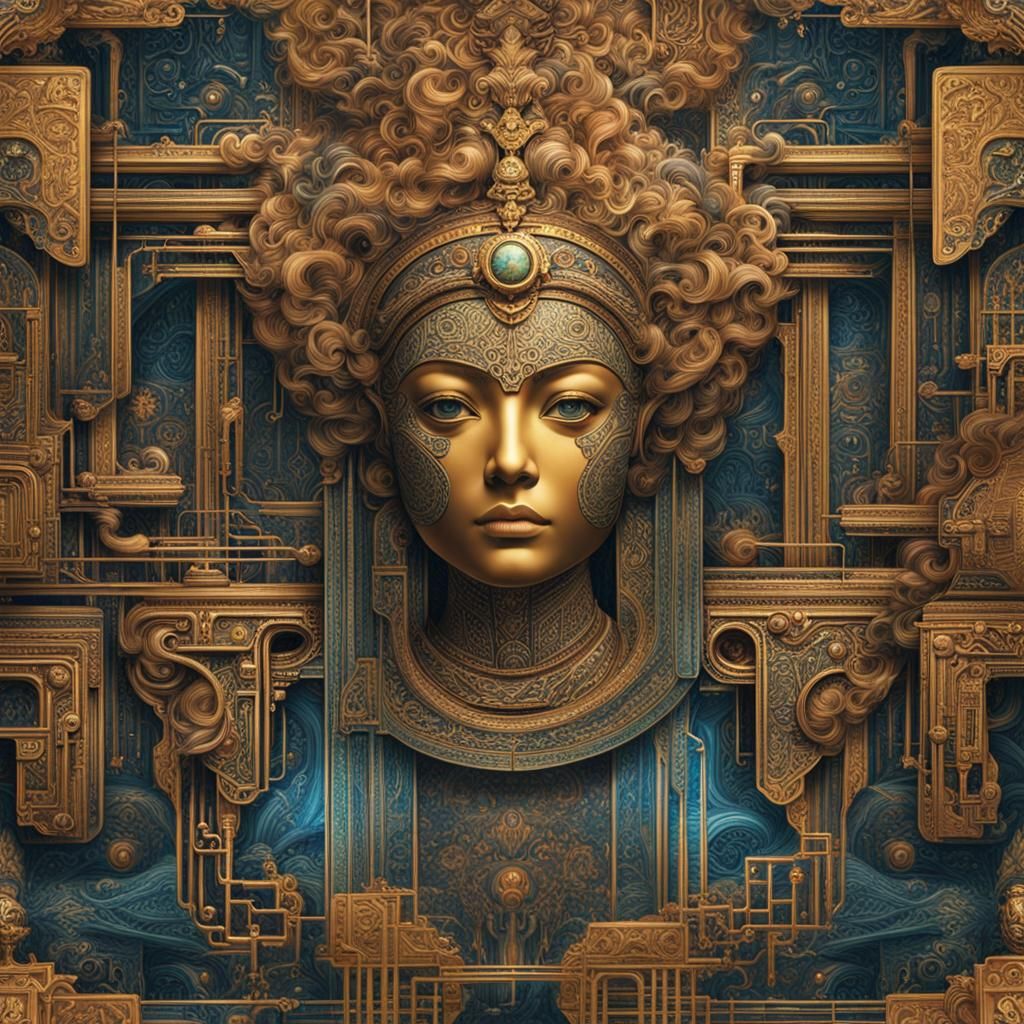 AI Image Creation History: Detailed Matte Painting