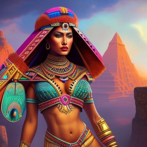 Aztec woman.