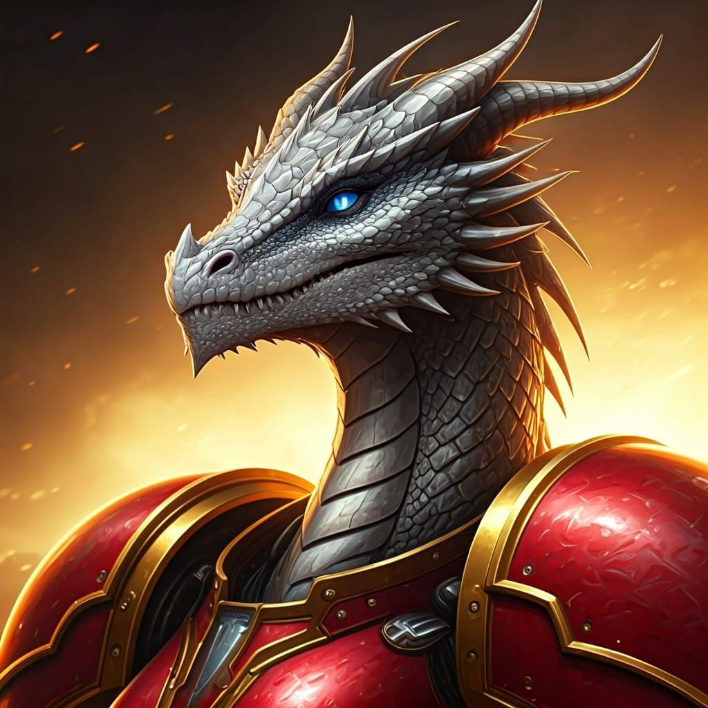 Dragonkin Warrior in Sci-Fi Battlefield