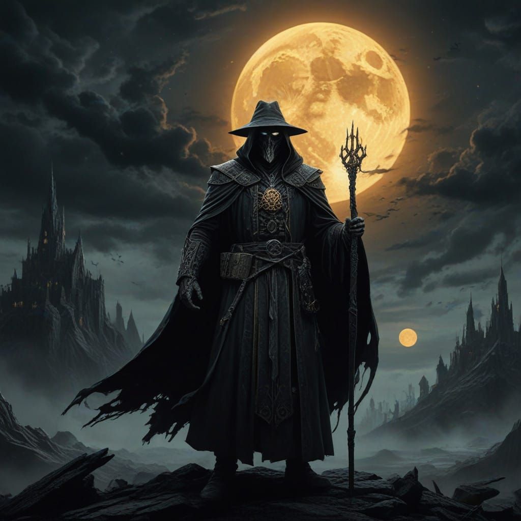 Dark Mystic Battlemage Unleashes Forbidden Arcane Power