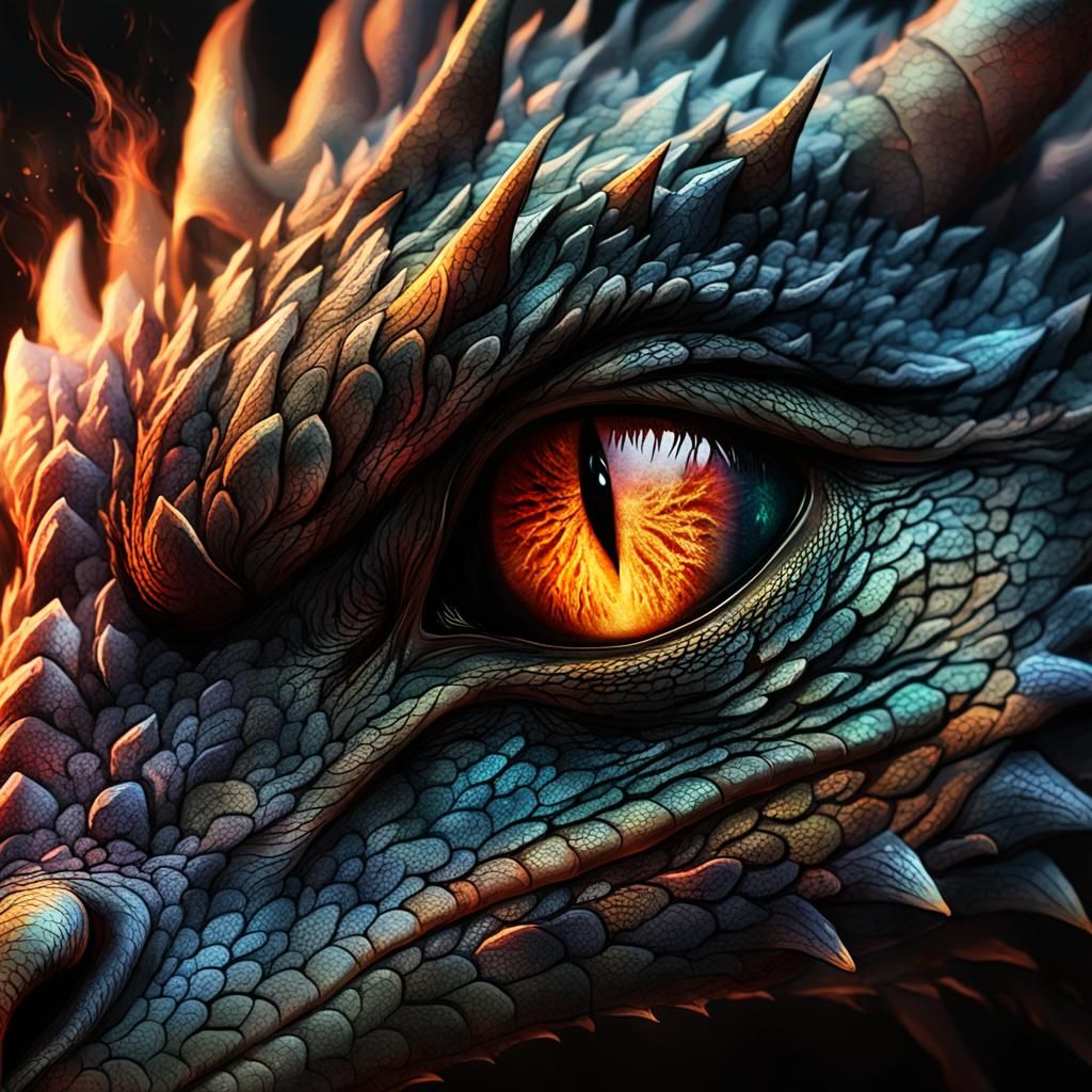 Dragon's Eye Opens: High Fantasy Concept Art