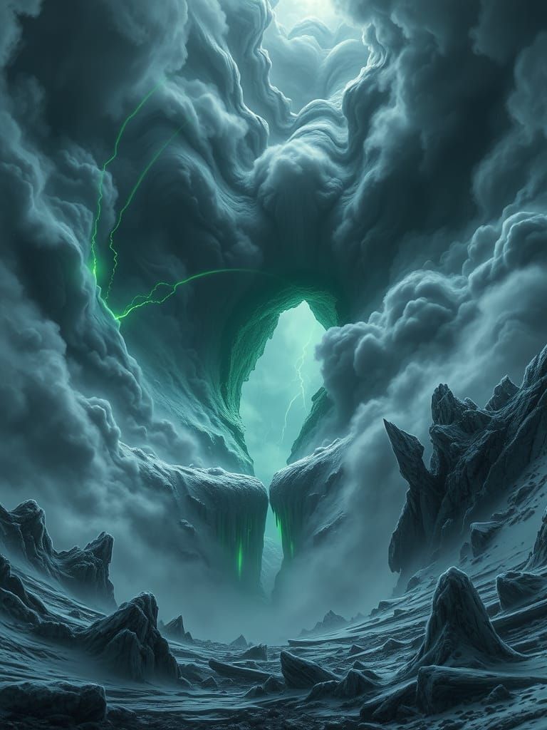 Photorealistic Toxic Mist Spreads from Rift