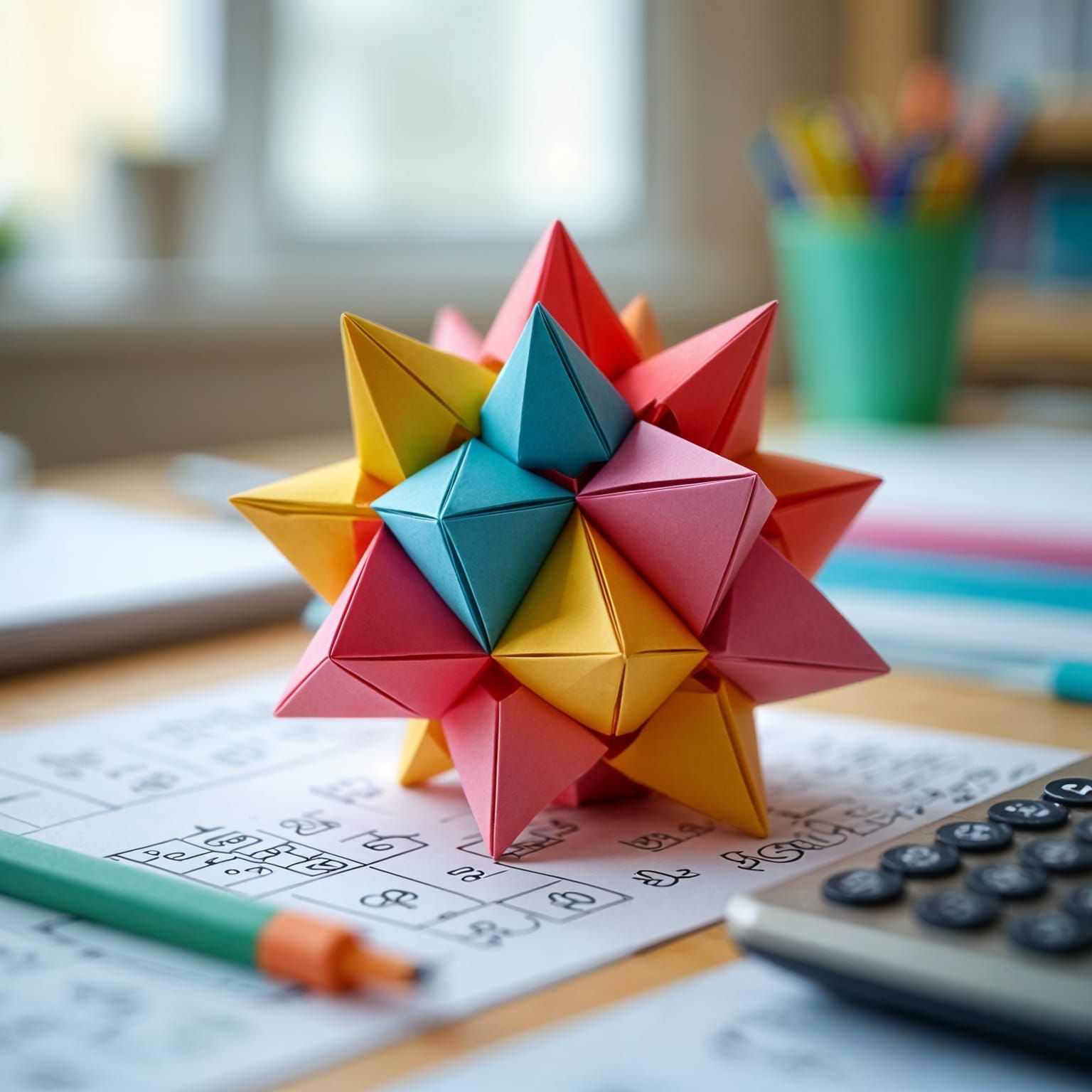 Origami Paper Folds for Math Education Book Cover