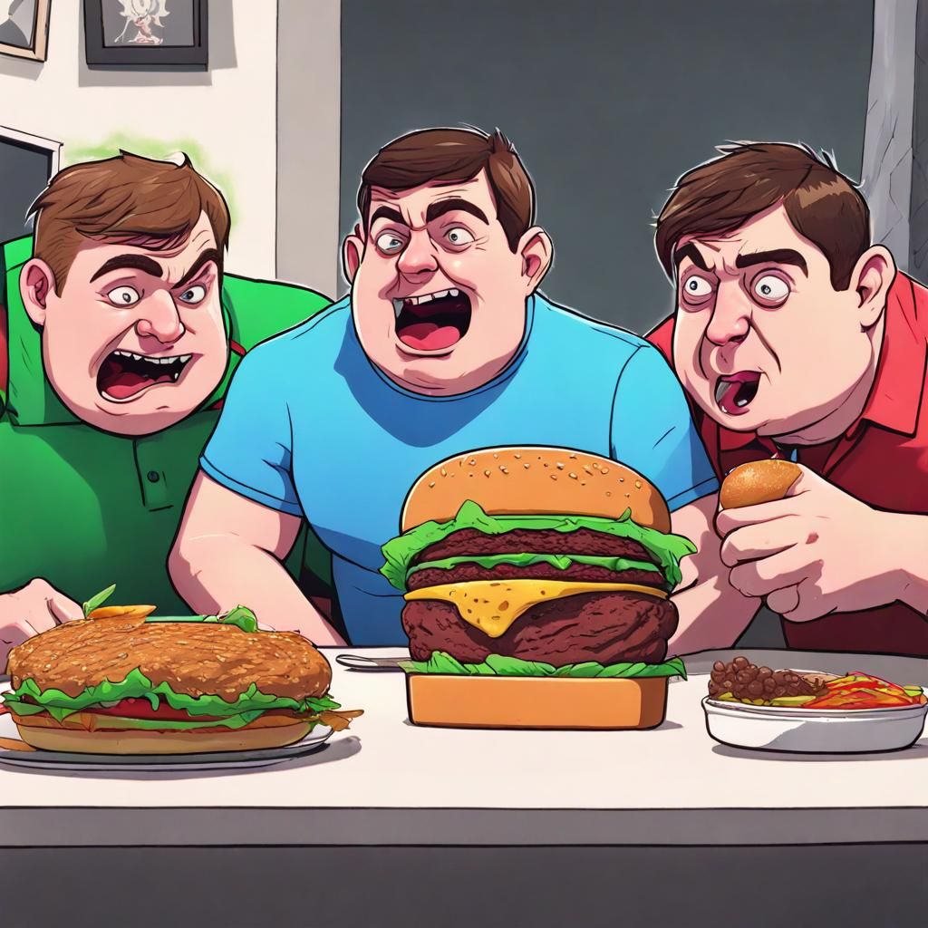 Mr. Beast Enjoys Beast Burger with Friends