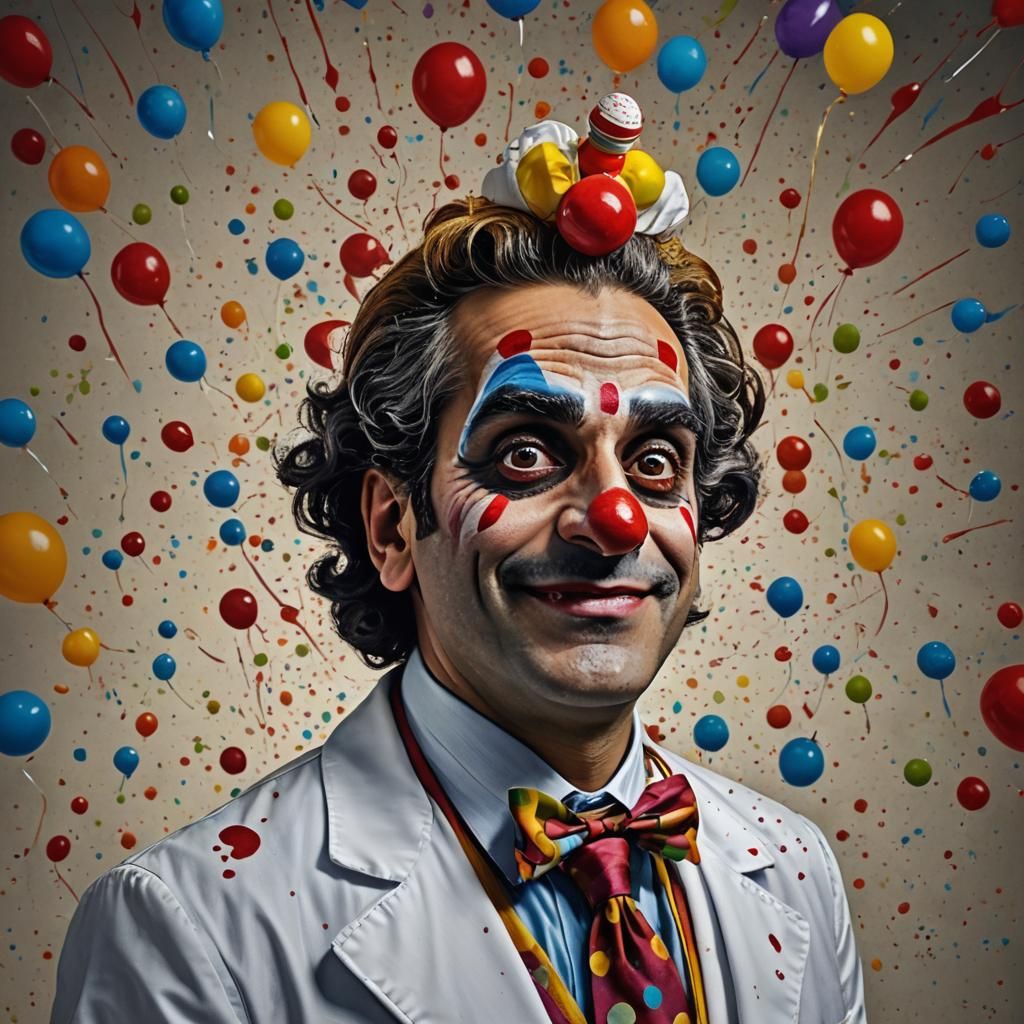 Bassem Youssef as Hyperrealistic Clown Doctor