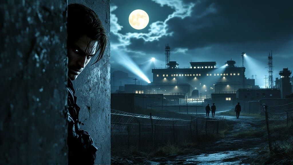 Snake Infiltrates a Heavily Fortified Bunker