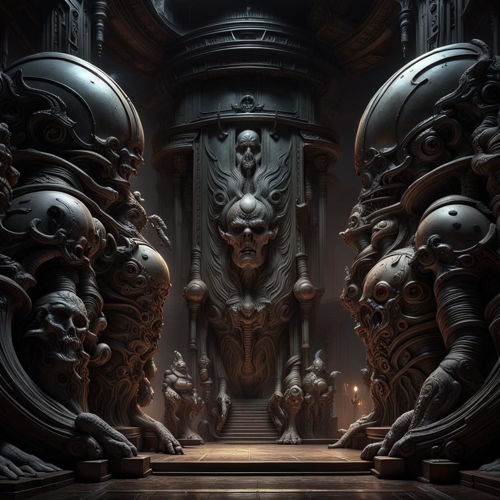 Nebula Warrior: Dark Fantasy Concept Art