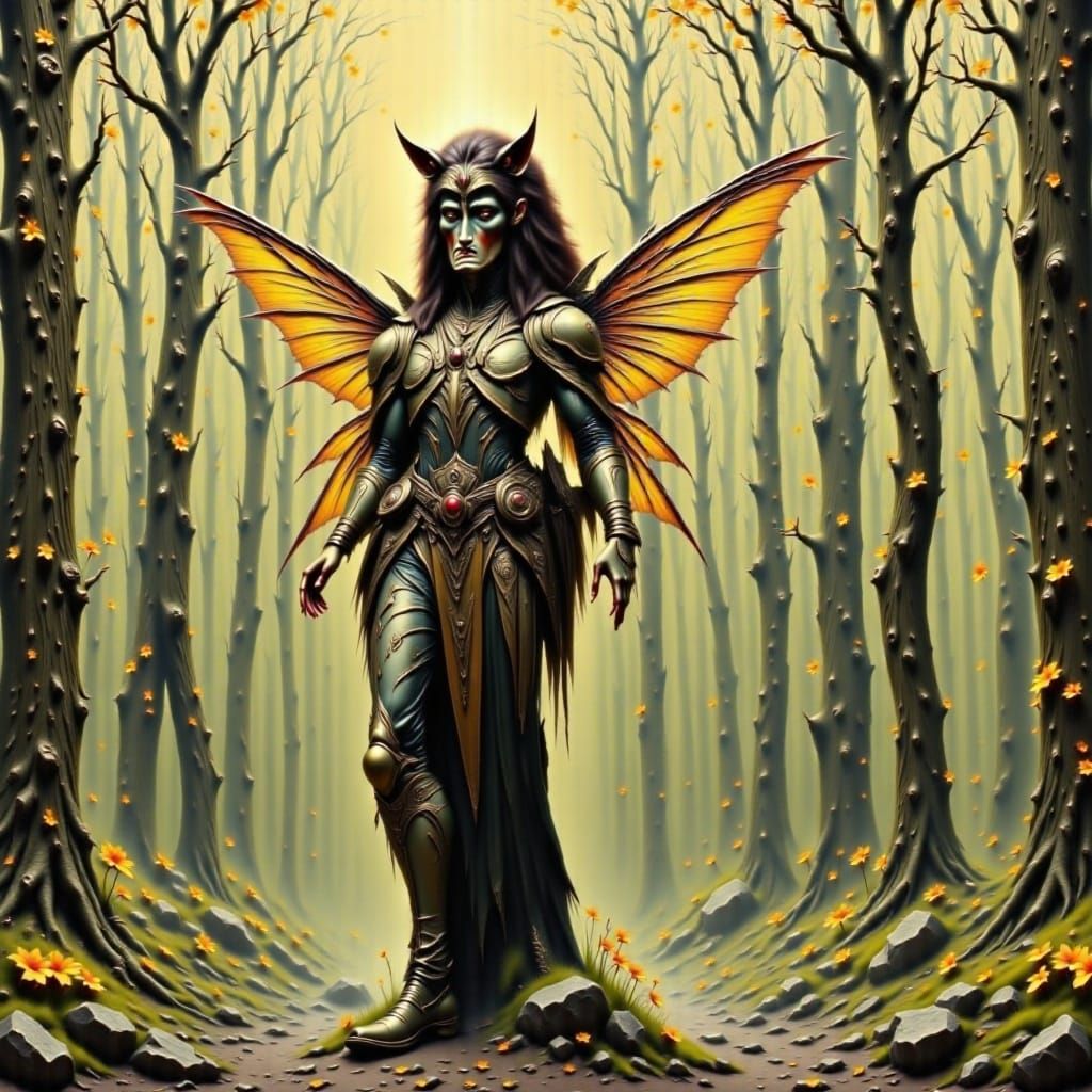 Enchanting Fairy in a Mystical Landscape