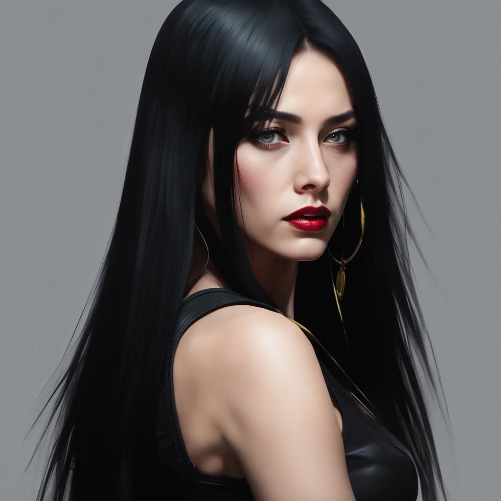 Simple Portrait of a Woman,