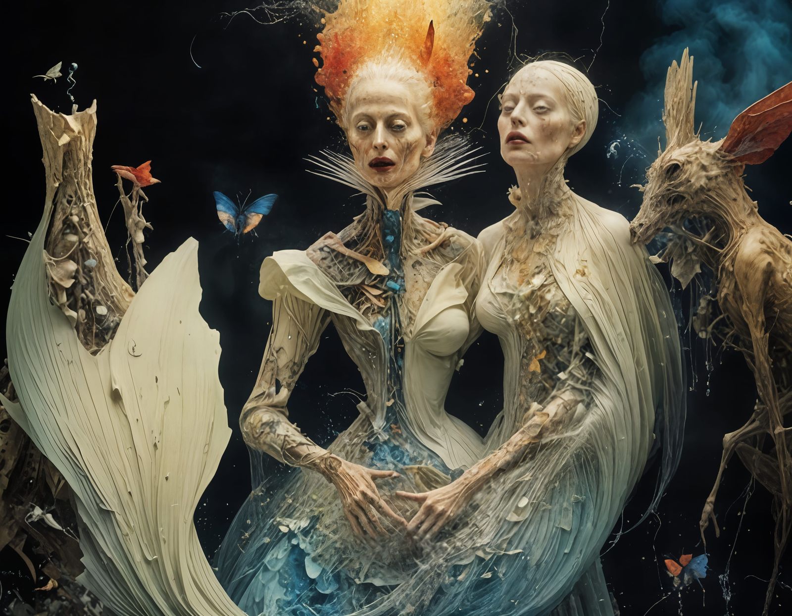 Queen and Wife: Graced by a Butterfly...