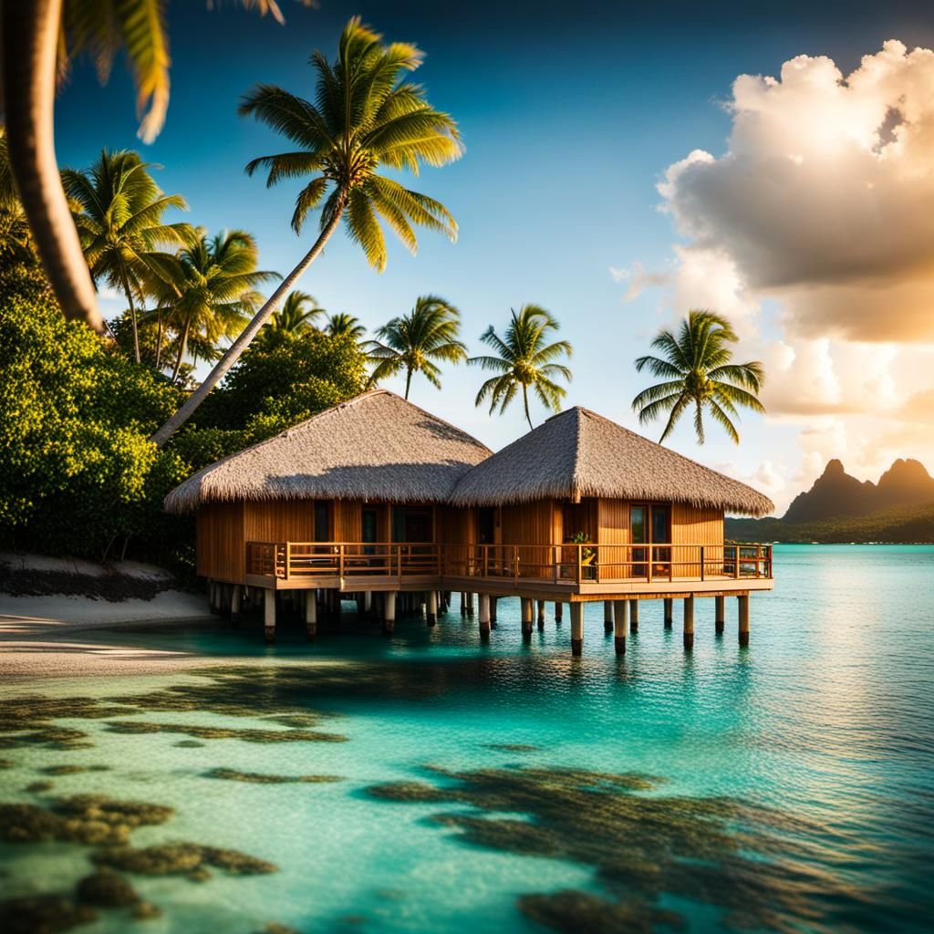 Bora Bora Overwater Bungalow: Professional Photography
