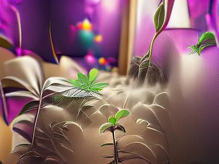 Healthy Marijuana Plant in Advanced Grow Room