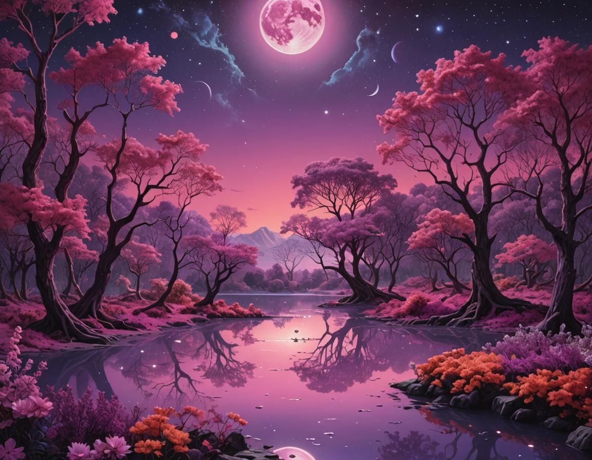 Pink lagoon