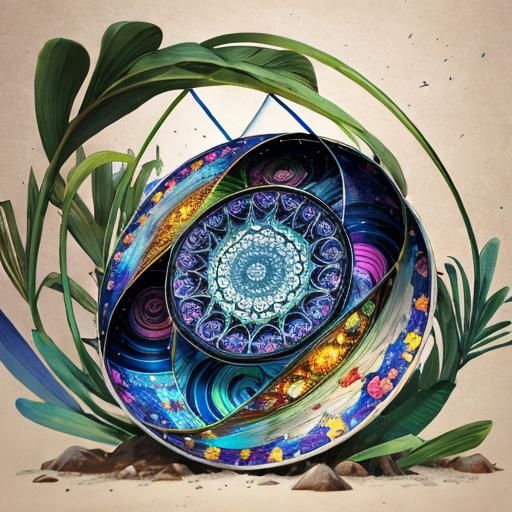Kaleidoscopic Fractal Mandala of Light