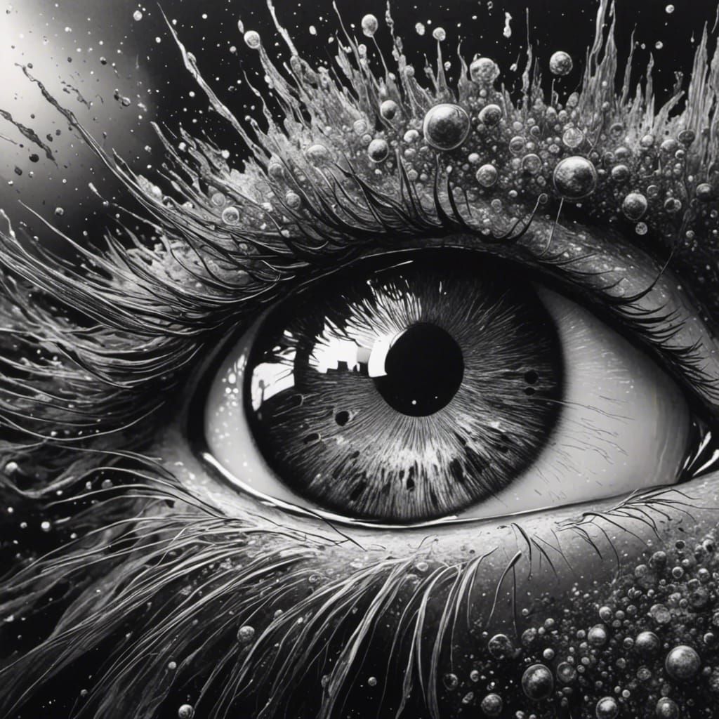 Hyperdetailed Charcoal Simulation Drawing