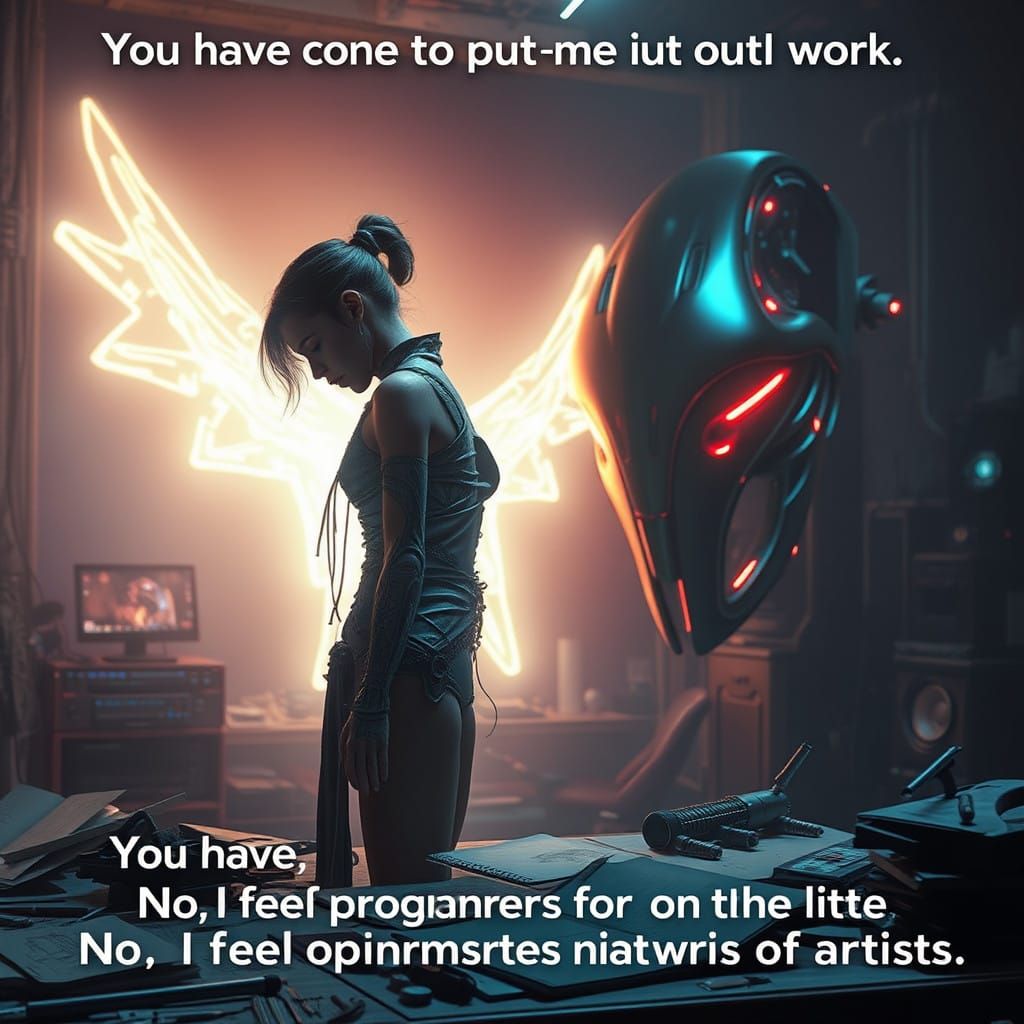 Artist Confronts the Future in a Hyper-Realistic Dystopia