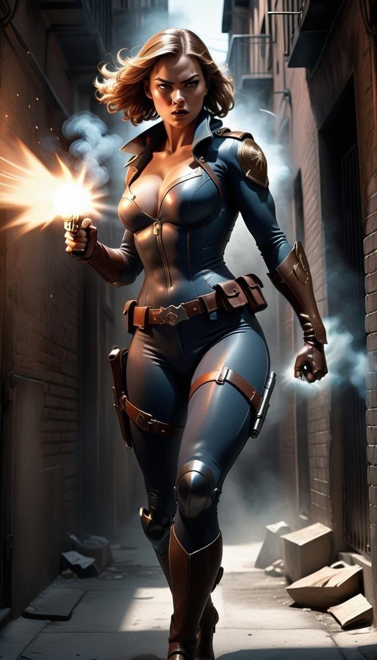 An original Hellionus superheroine