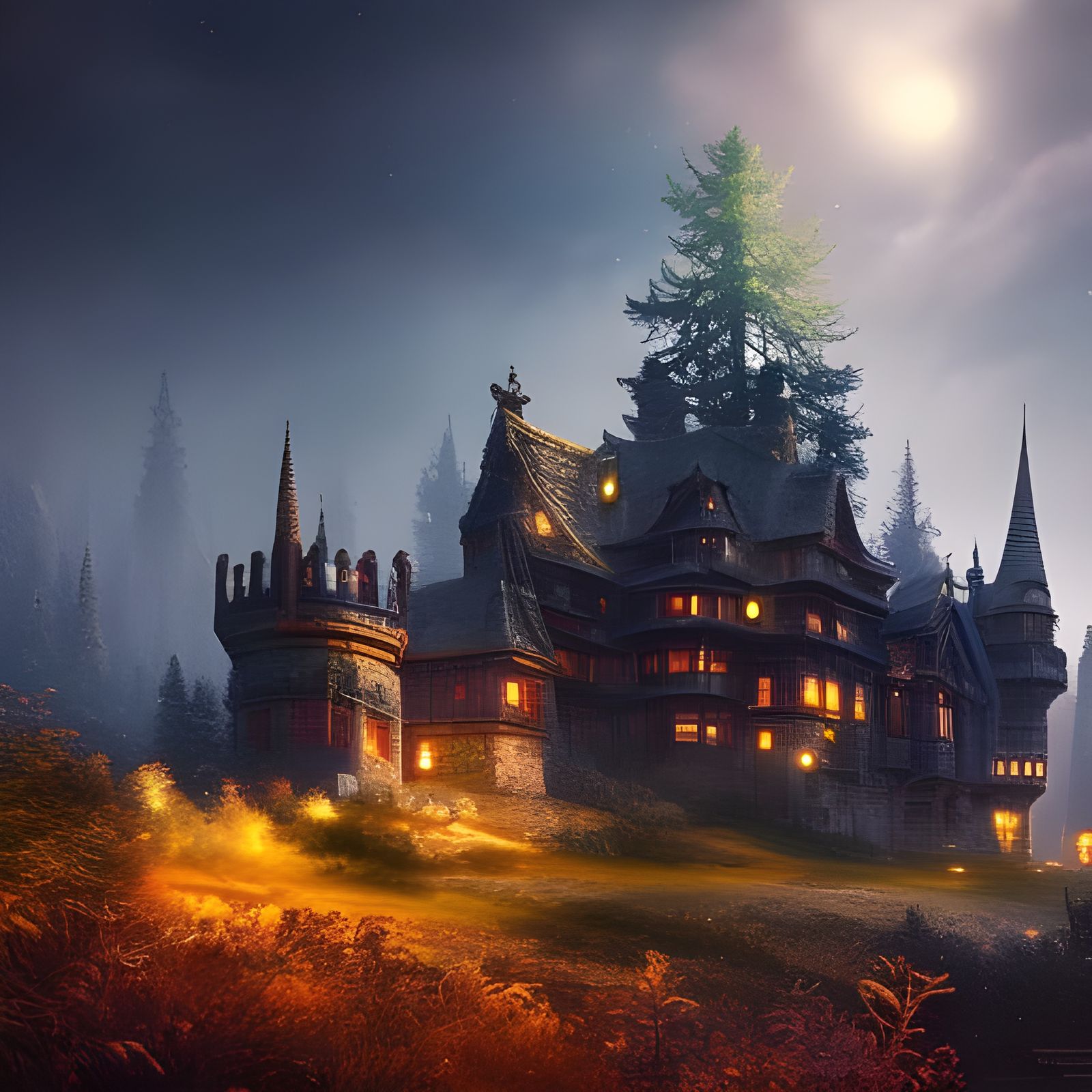 Night time in a place far far away…