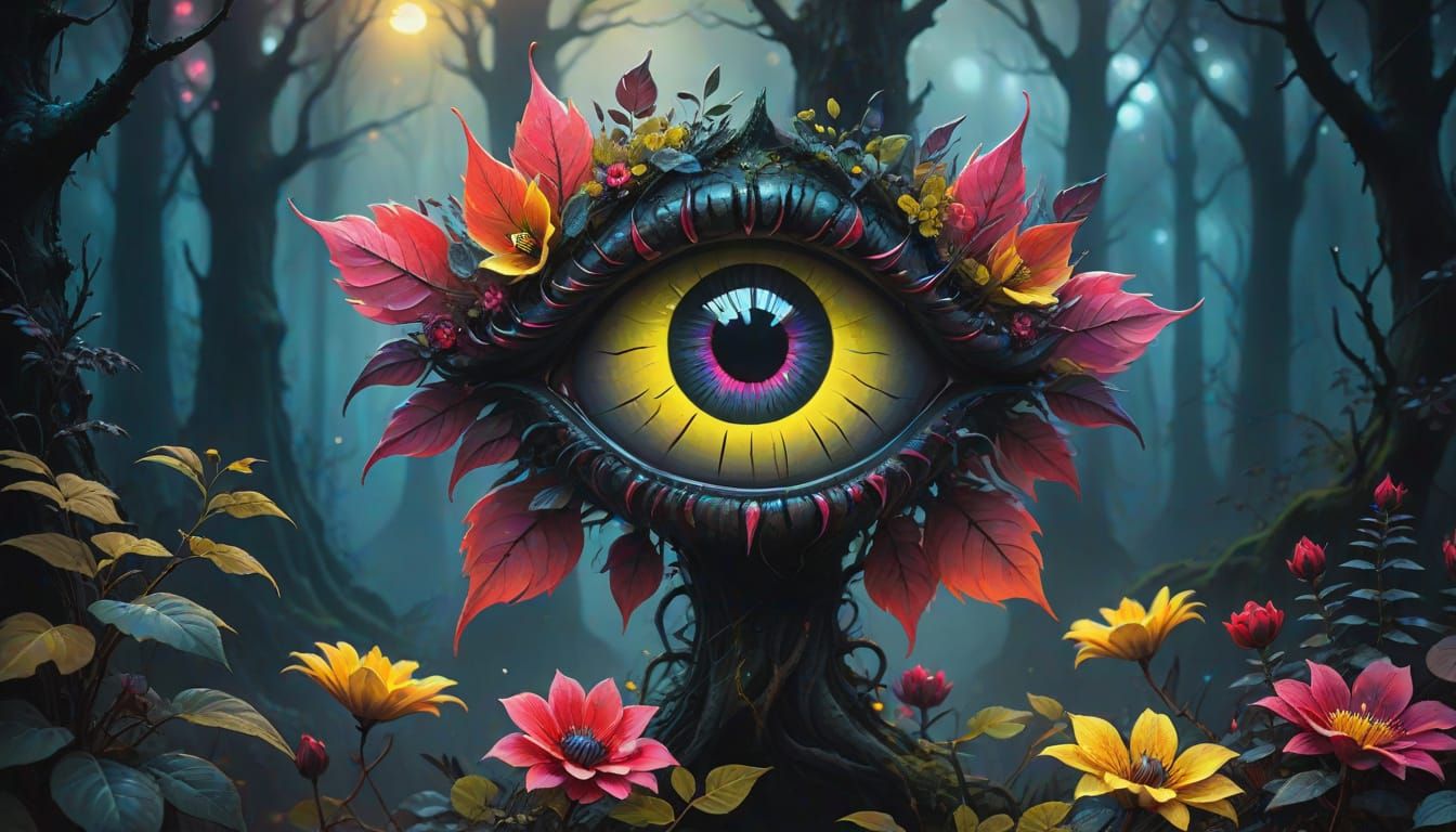 1 eyed flower