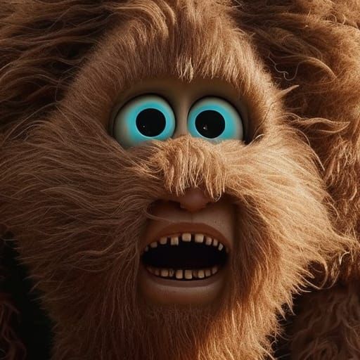 Scary Hairy Robot Cogs in a Photorealistic Style