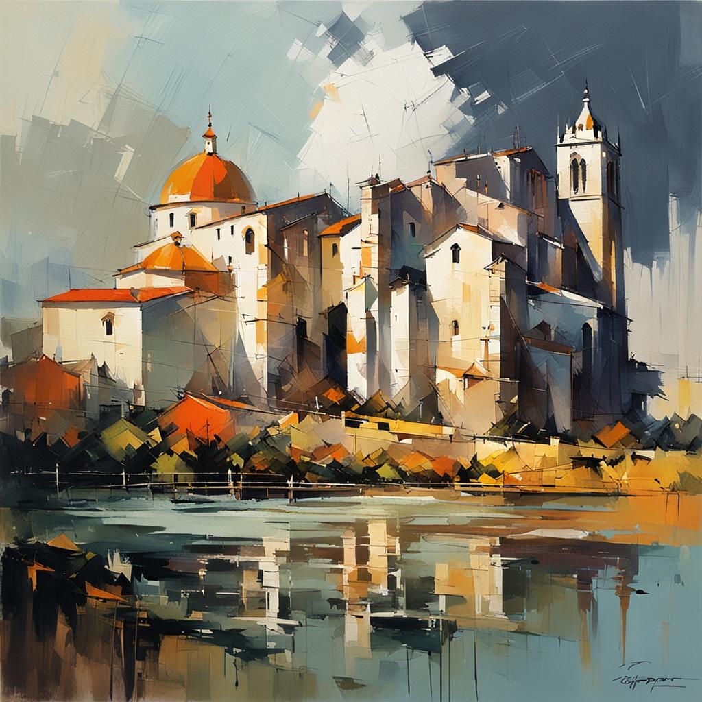 Idyllic Landscape Painting