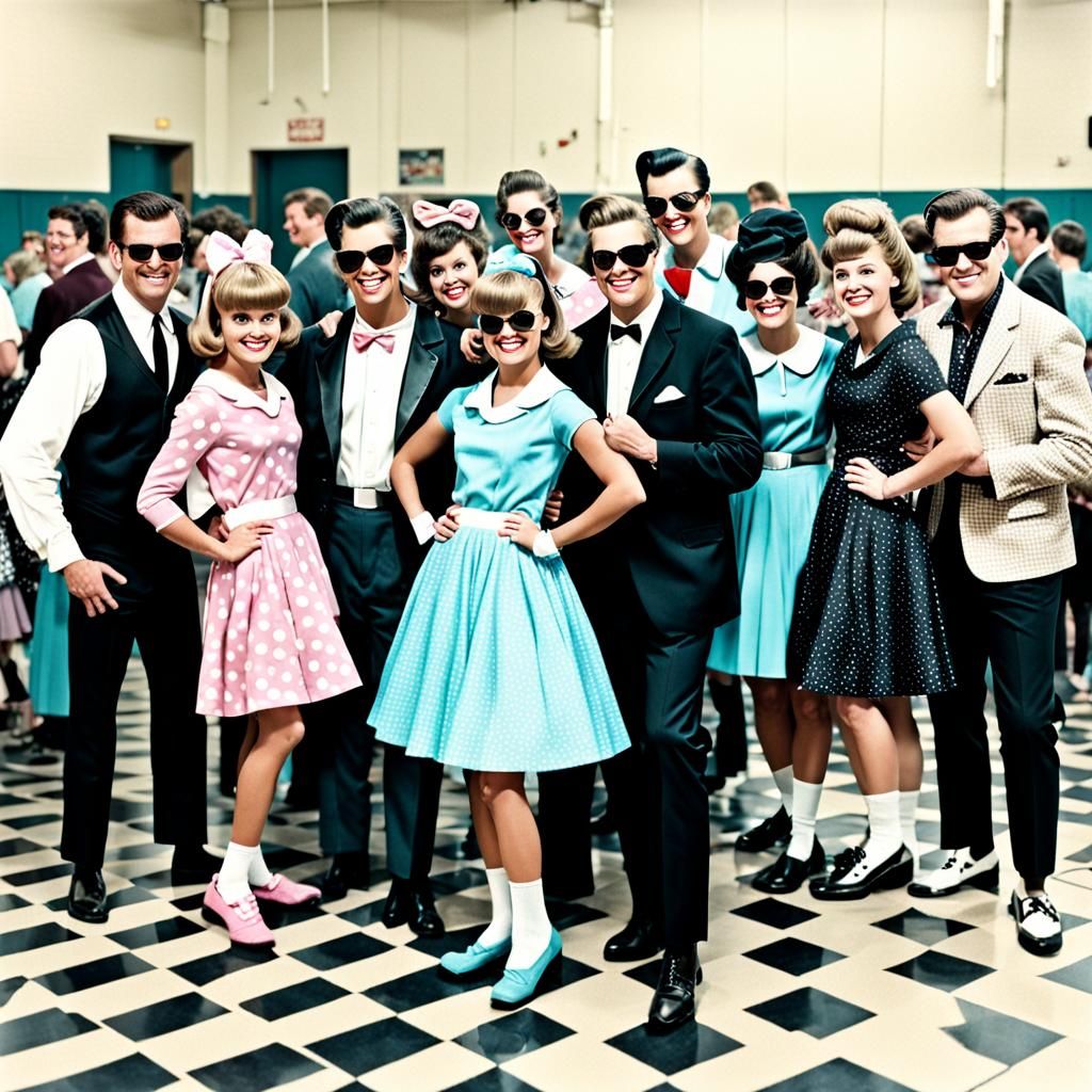 Retro 60s Sock Hop Costume Party