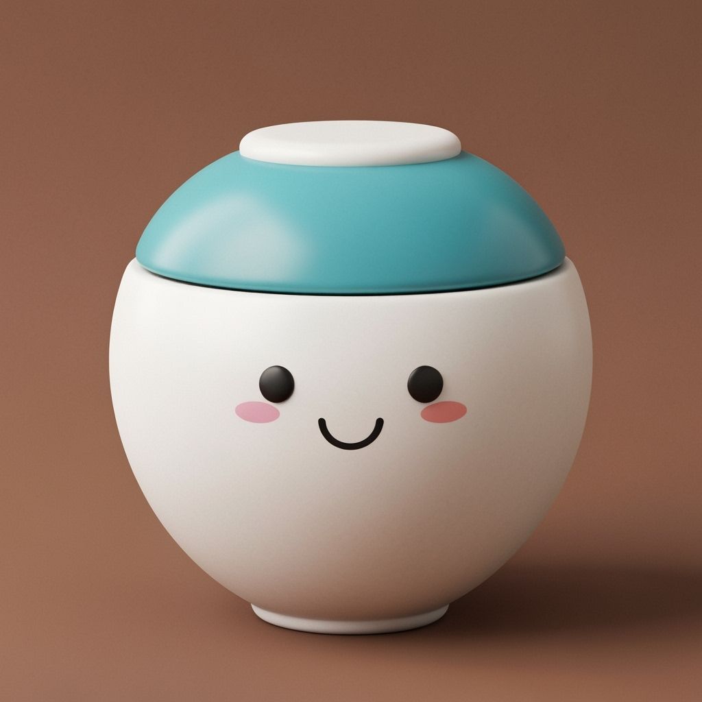 Adorable Smiling Object, Simple and Cute