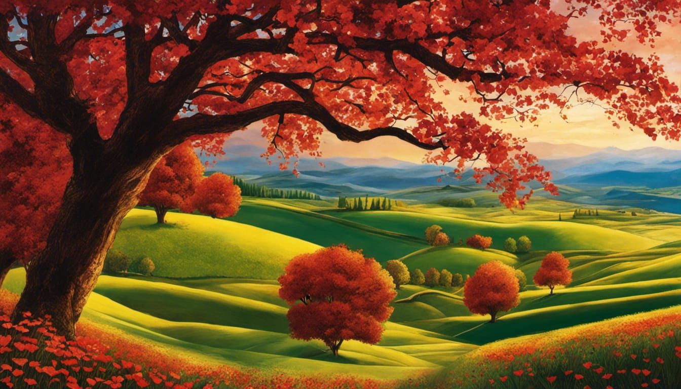 Landscape of Love: An AI Generated Image