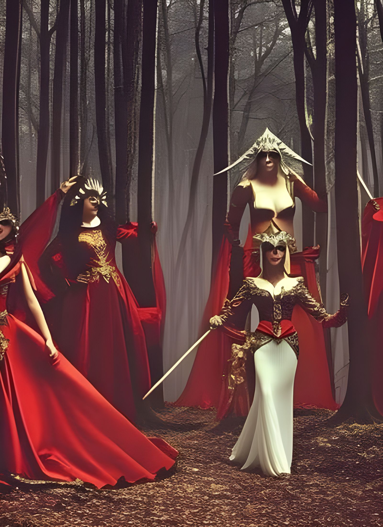 Elven Masquerade in Enchanted Woodland