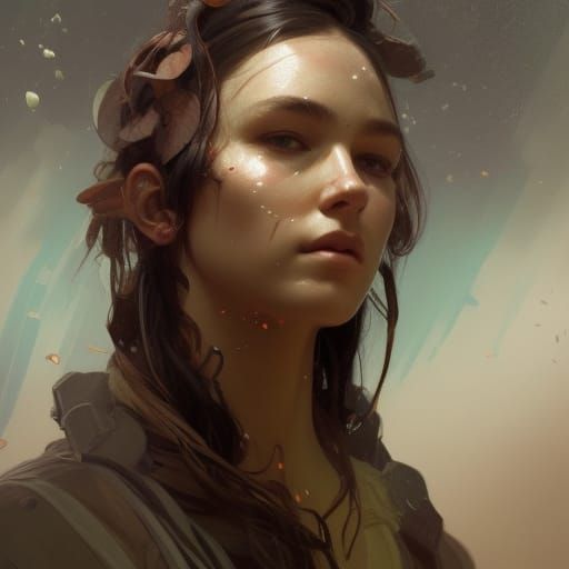 Wayfaring Stranger Portrait in Hyperdetailed Style