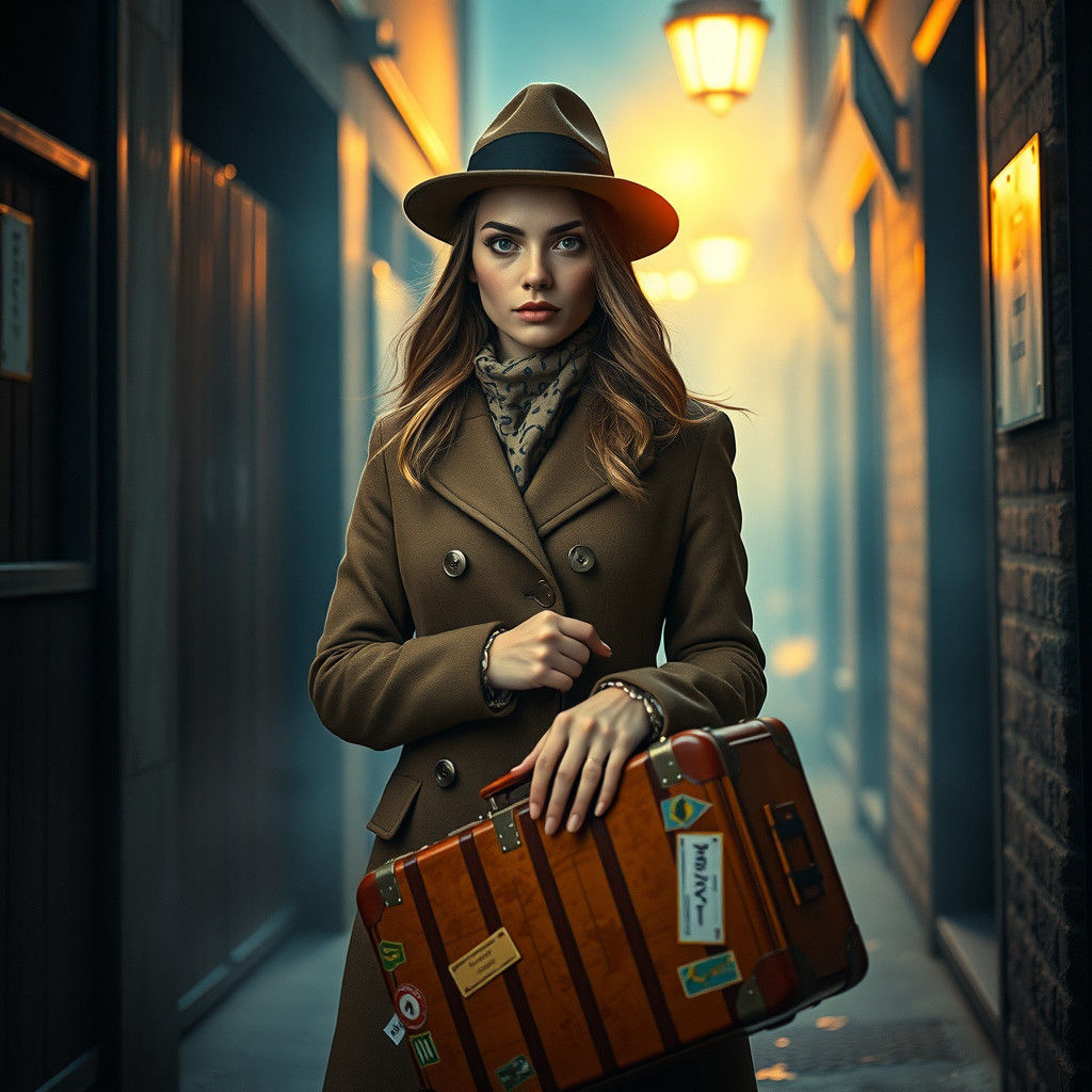 Cinematic Russian Woman Embarks on an Adventure