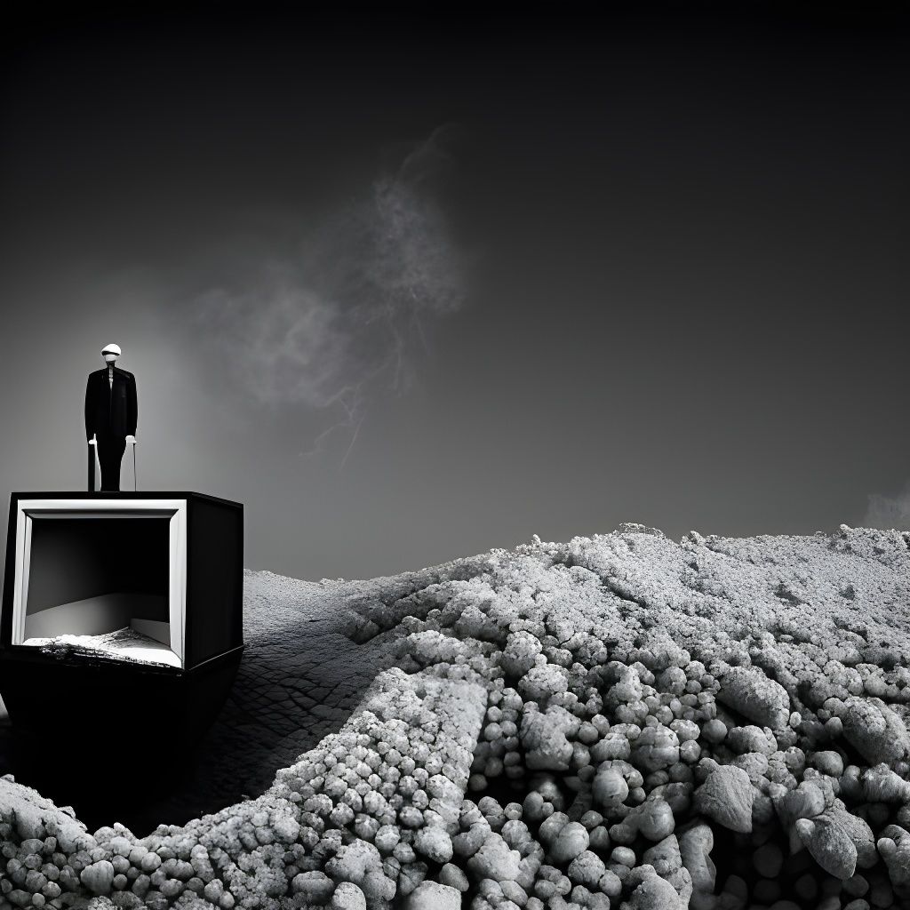 Surreal Dada Destruction Photo in 8K Resolution