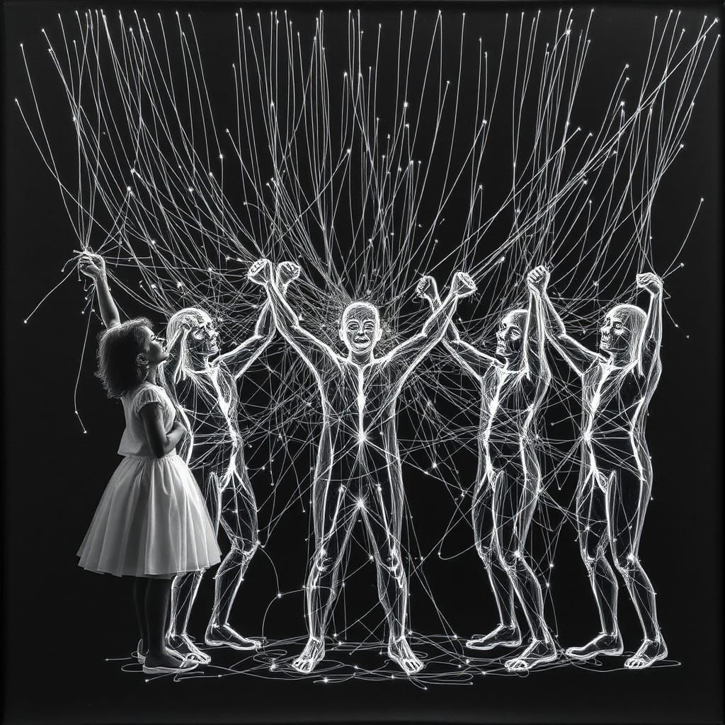 Theoretical Silly String People: An AI Interpretation