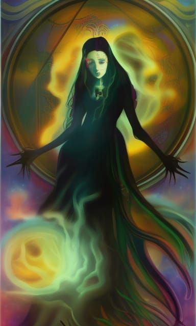 Lovecraftian Tarot Card, The High Priestess