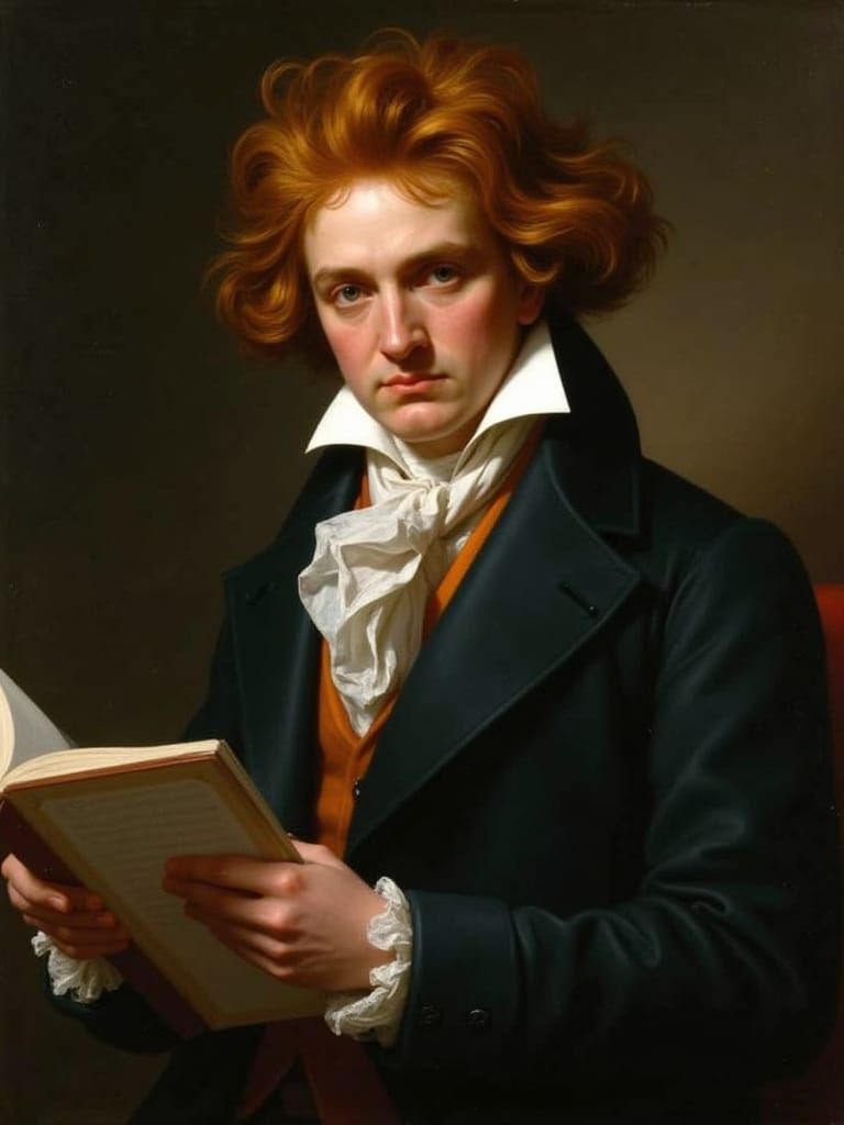 Ludwig van Beethoven by Joseph Karl Stieler