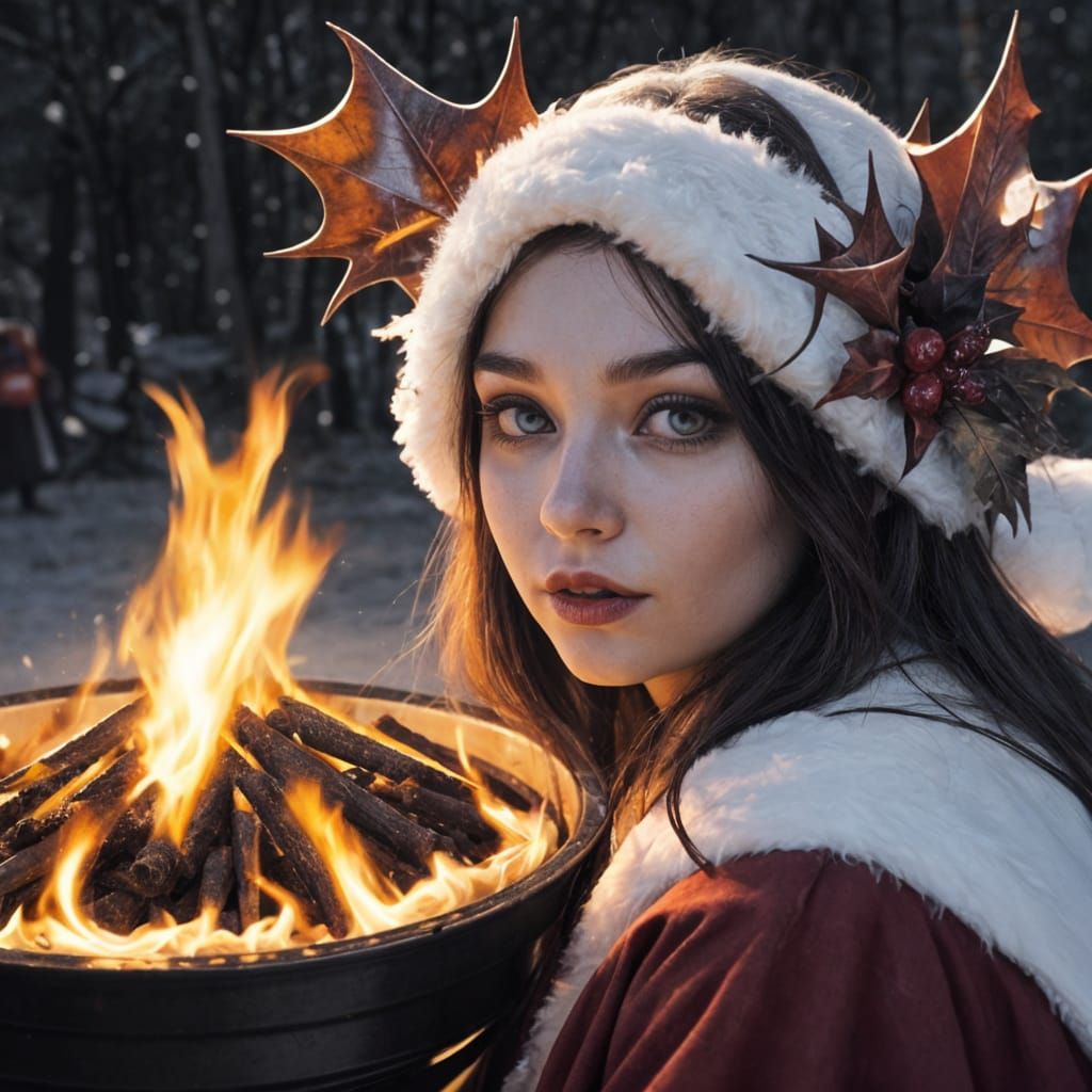 Pagan celebrates the Winter Solstice