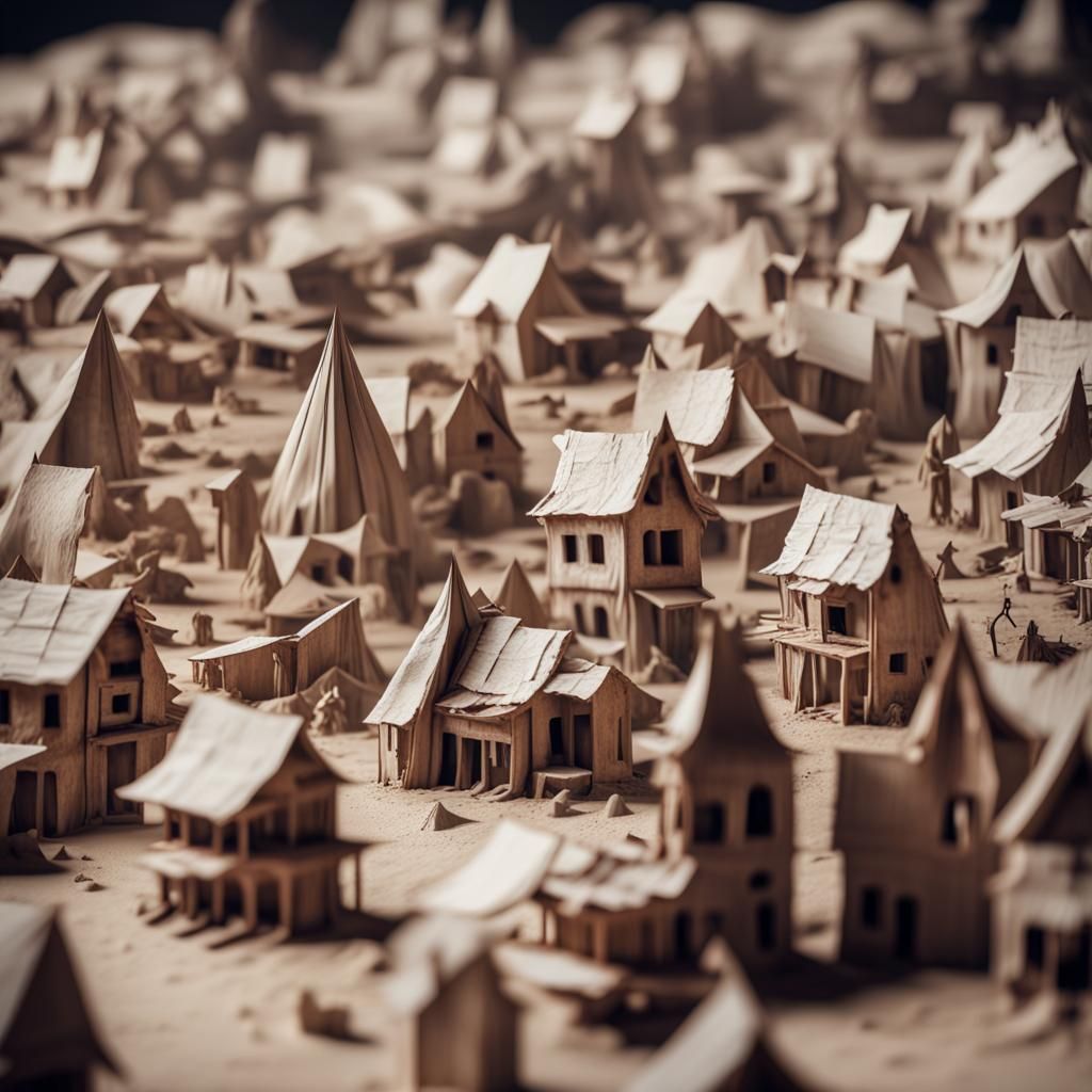 Ghost Town Jamboree: Undead Mardi Gras in Origami