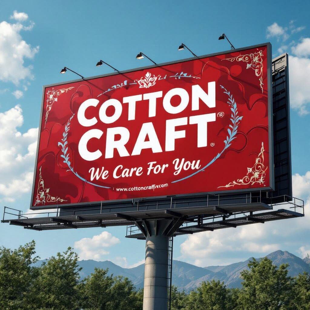 Cotton Craft Billboard with Fantasy Details