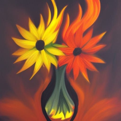 Fiery Flowers