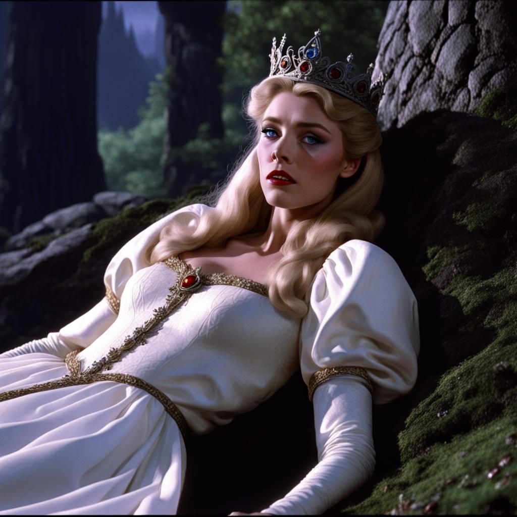 Princess Aurora in Dark Fantasy Film Style
