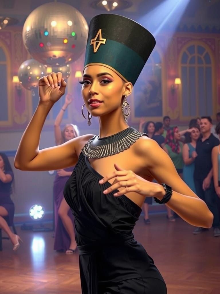 Nefertiti Dancing Like an Egyptian