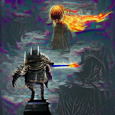 Dark Souls Bonfire Scene