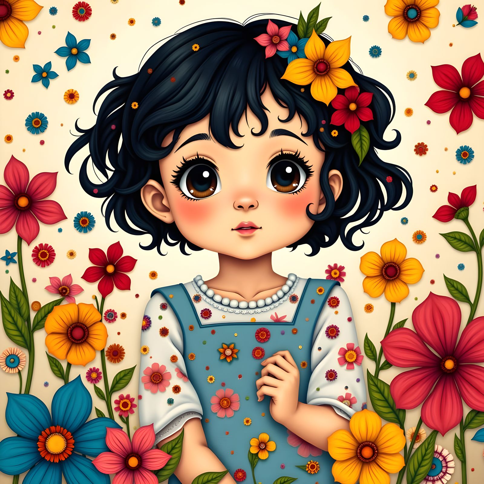 Toddler in the Meadow