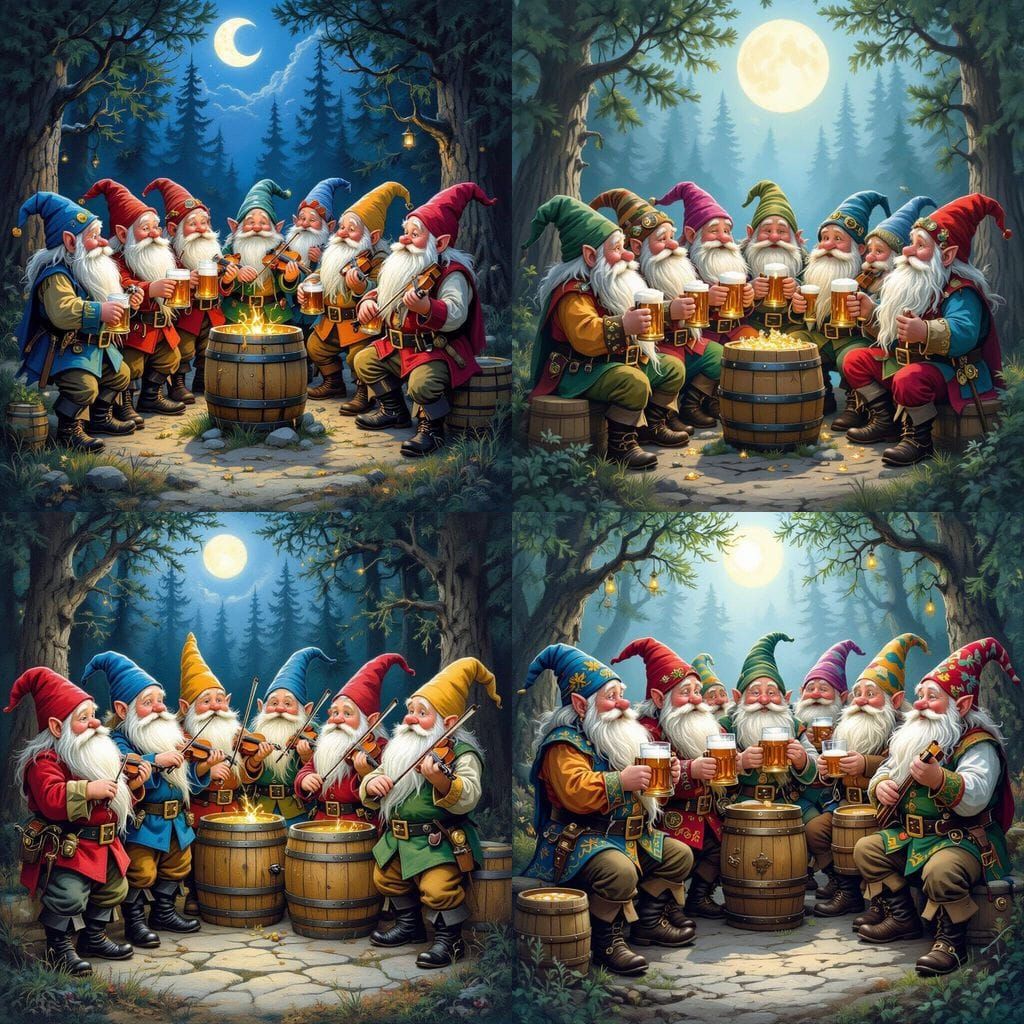 Enchanted Forest Party with Dwarves and Gnomes