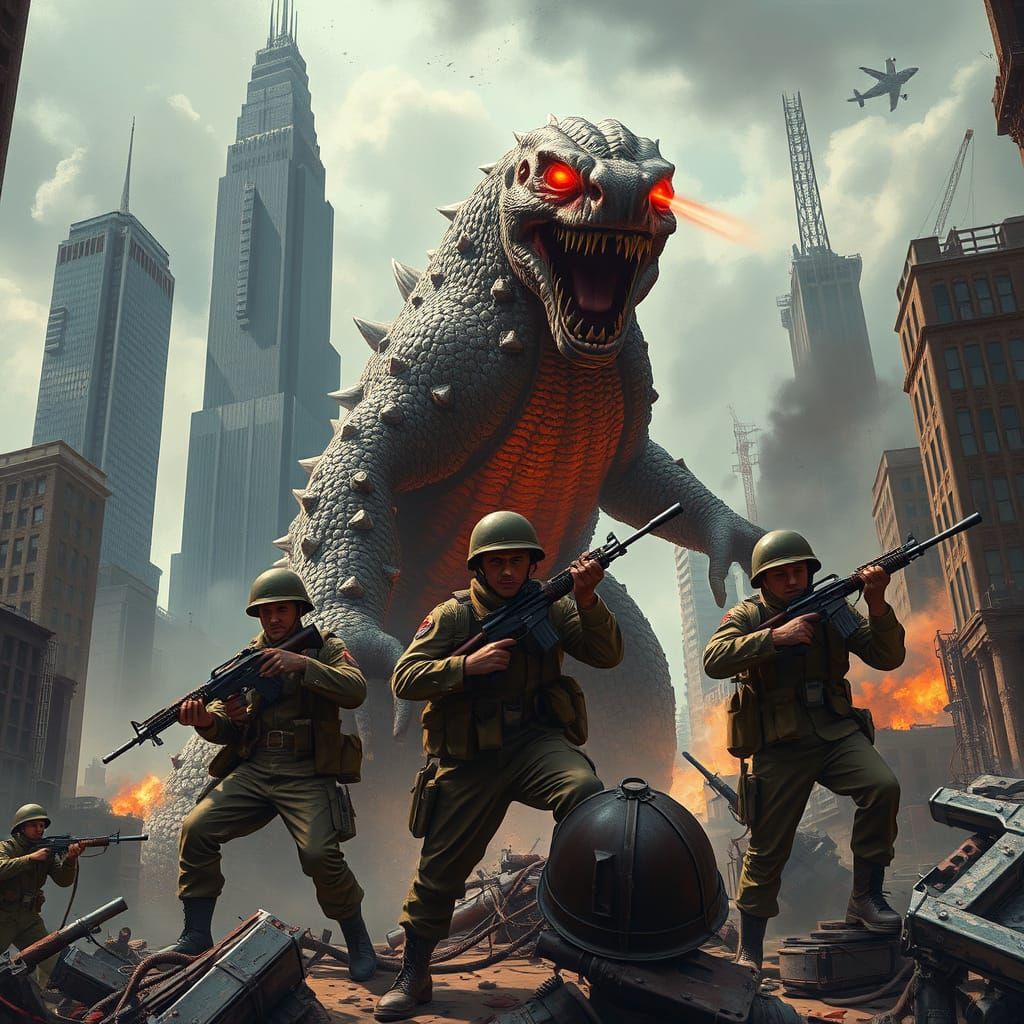 Battle for a Lost City in a Retro-Futuristic Nightmare